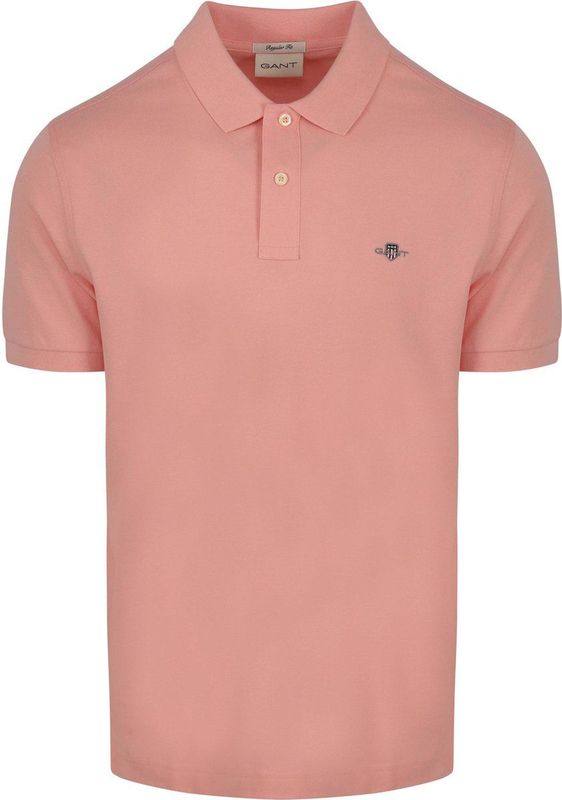 Gant - Shield SS Pique Polo - Roze - Korte Mouw