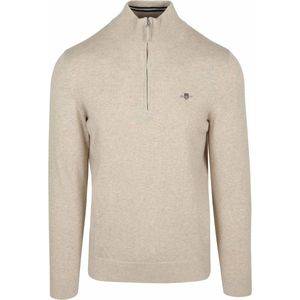 Gant - Classic Half Rits - Trui - Regular Fit - Katoen
