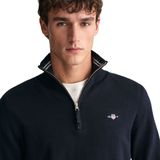 Gant Troyer »CLASSIC COTTON HALF ZIP«, mit gerippten Details