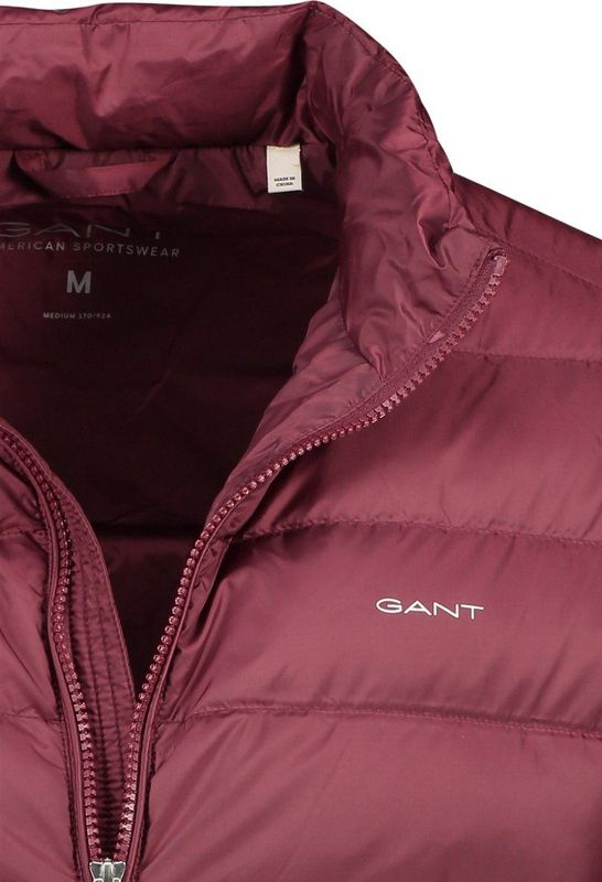 Gant - Tussenjas - Rood - 100% Polyester