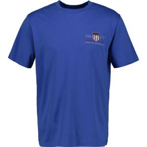 GANT Shield T-Shirt ronde hals , Effen