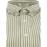 Gant - Overhemd - Groen Gestreept - Katoen