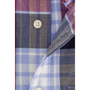 Gant - Casual Overhemd - Rood Geruit - 100% Katoen - Normale Fit