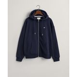 GANT - Hoodie - Marineblauw - Katoen