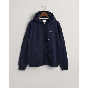 GANT - Hoodie - Marineblauw - Katoen