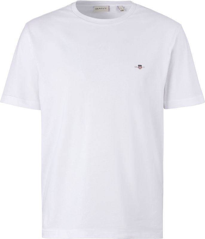 Gant - PRINTED ARCHIVE SHIELD T-shirt - Wit - Katoen