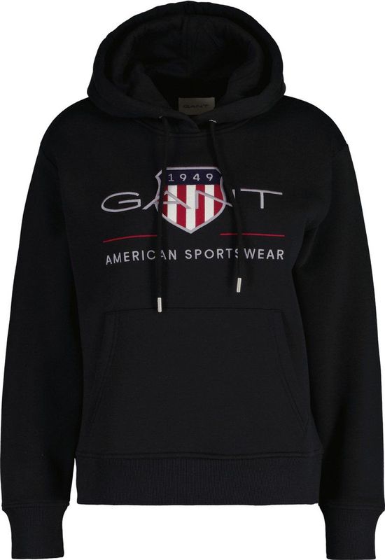 GANT - Sweatshirt - Grijs - Capuchon - Lange Mouw