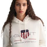 GANT - Hoodie - Marineblauw - Katoen