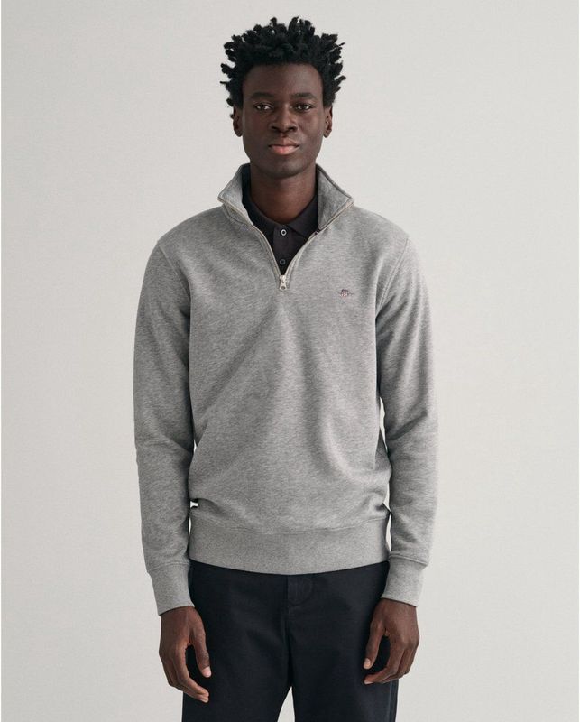 GANT - Sweatshirt - Blauw - Katoenmix - Normale Pasvorm