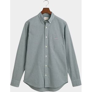 Gant - Casual Hemd - Groen - Poplin - Micro Gingham