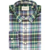 Gant - 3240165 - Overhemd - Geruit - Lange Mouwen - 100% Katoen