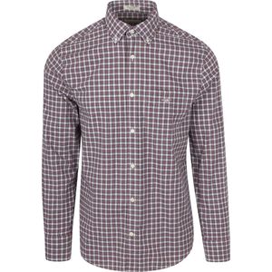 GANT Overhemd rood, Ruit