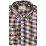 Gant Overhemd Twill Gingham Multicolour - Overhemden Casual