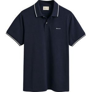 Poloshirt - Korte Mouw - Katoen - Zonder Borstzak - Decoratieve Band in Kraag