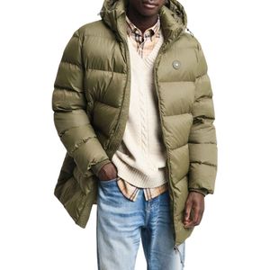 Gant - 7006443 - Halflang Donsjack - Marineblauw - Gerecycled Polyester - Duurzaam