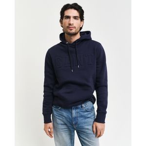 GANT - 2015084 - Sweatshirt - Marineblauw - Met Capuchon