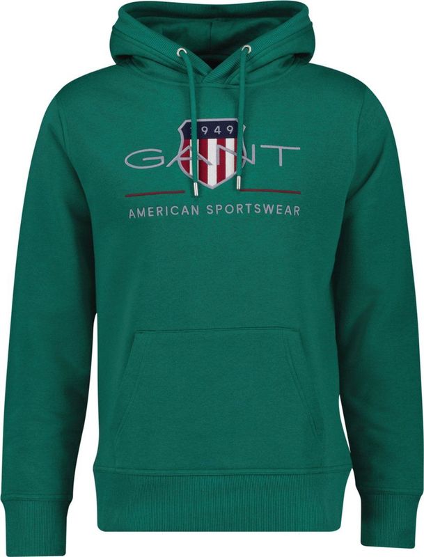 Hoodie - Katoenmix - Regular Fit - Kangoeroezak - Capuchon - Elastische Manchetten