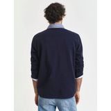 GANT - Reg Chambray Heavy Rugger - Poloshirt - Grey Melange