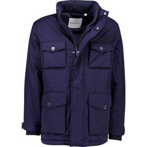 Gant - Winterjas - Donkerblauw - Stofmix 67% Polyester 22% Viscose 11% Wol