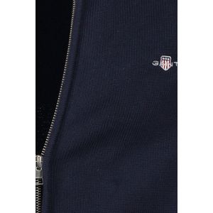 Gant - Vest - Donkerblauw - Katoen - Normale Fit