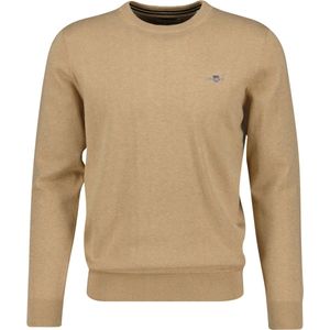 Gebreide Trui - Mélange - Knitwear - Ronde Hals - Lange Mouwen