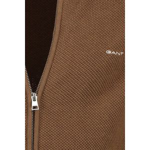 Gant vest bruin
