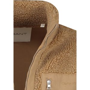 Gant vest Heece beige fleece normale fit