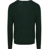 Gant Pullover V-Hals Woolblend Army Groen - Heren - Pullovers
