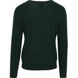 Gebreide Trui - Effen - Knitwear - V-hals - Lange Mouw - Normale Pasvorm