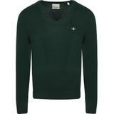 Gebreide Trui - Effen - Knitwear - V-hals - Lange Mouw - Normale Pasvorm