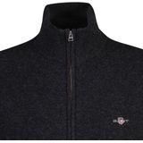 GANT - Gebreid Vest - Antraciet