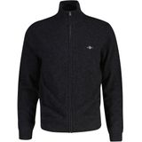 GANT - Gebreid Vest - Antraciet