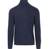 GANT - Gebreid Vest - Marine - Lange Mouw - Normale Pasvorm