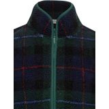 Gant - Vest - Groen - 100% Polyester - Geruit Patroon