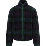 Gant - Vest - Groen - 100% Polyester - Geruit Patroon