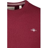 GANT - Men Superfine Lambswool Trui - Plumped Red - 100% Lamswol