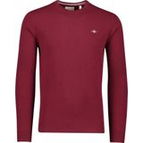 GANT - Men Superfine Lambswool Trui - Plumped Red - 100% Lamswol