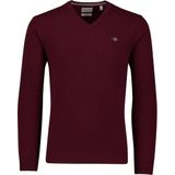 GANT - Superfine Lambswool - Trui - Grijs - 100% Lamswol