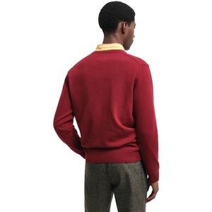 GANT - Superfine Lambswool - Trui - Grijs - 100% Lamswol