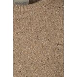 Gant - Gebreide Trui - Bruin - Mix van Gerecyclede Wol en Viscose