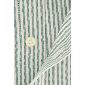 Gant - Regular Fit Classic Banker Stripe Oxford Overhemd - Groen - Katoen