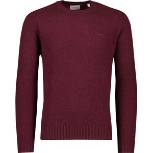 Gant - Trui - Rood - Lamswol - Gemeleerd - Normale Fit