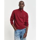 GANT - Superfine Lambswool Half Zip - Trui - Plumped Red - Wol 100%