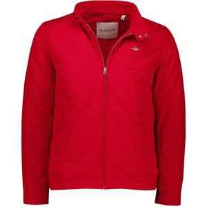 Gant - Jack - Rood - Gewatteerd - Hoge Hals - 100% Polyester
