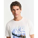 Seasonal Graphic T-shirt, crème, S