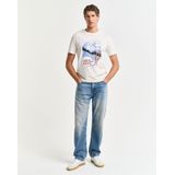 Seasonal Graphic T-shirt, crème, S