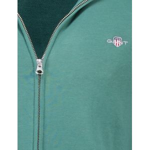 Gant - Vest - Effen Groen - Katoen/Polyester - Regshield Design