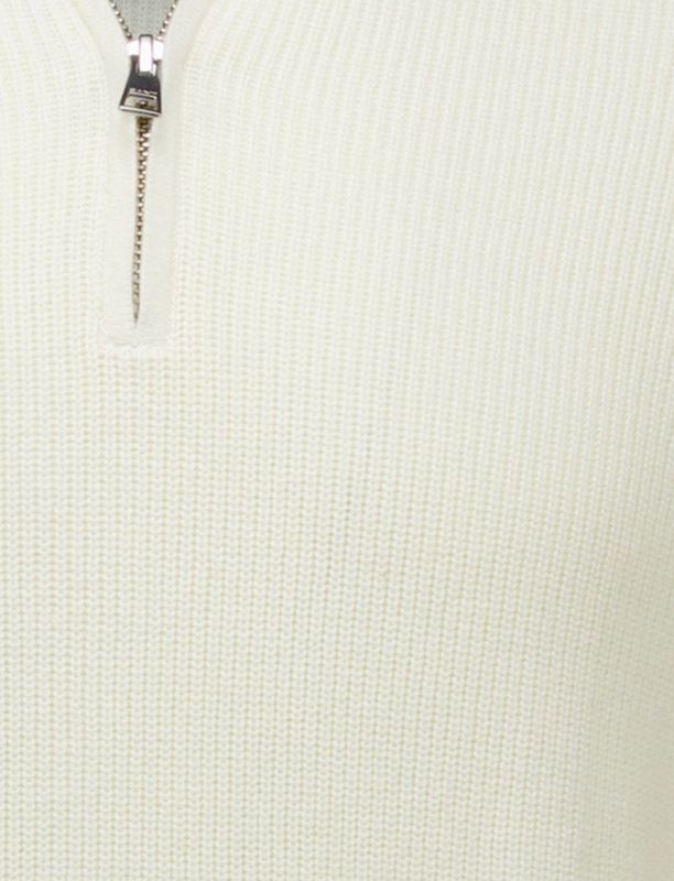 Gant - Trui - Donkerblauw - Katoen - Half Zip