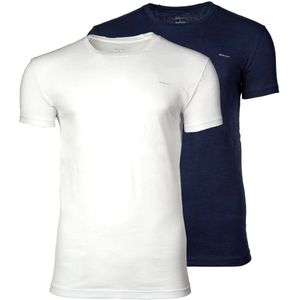 GANT - T-shirt - 2 Stuks - Katoen - Lichtgewicht - Ronde Hals