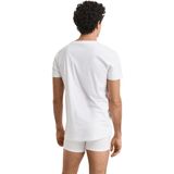 GANT - T-shirt - 2 Stuks - Katoen - V-hals - Logo Op De Borst